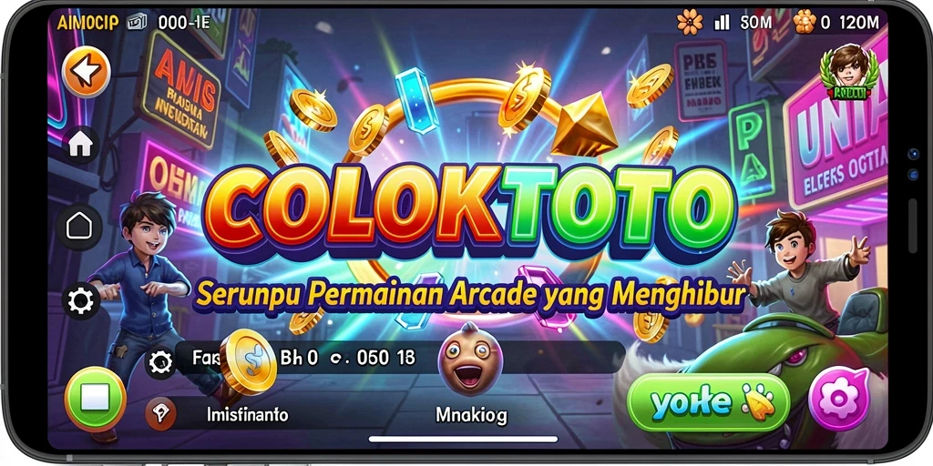 Tampilan gameplay seru dan penuh warna dari COLOKTOTO.