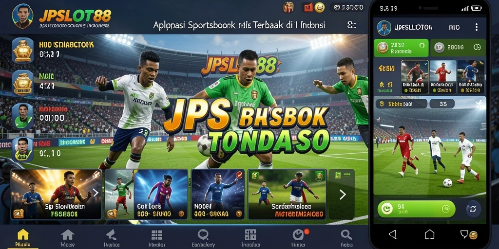 Tampilan menarik gameplay Sportsbook JPSLOT88 dengan fitur interaktif.
