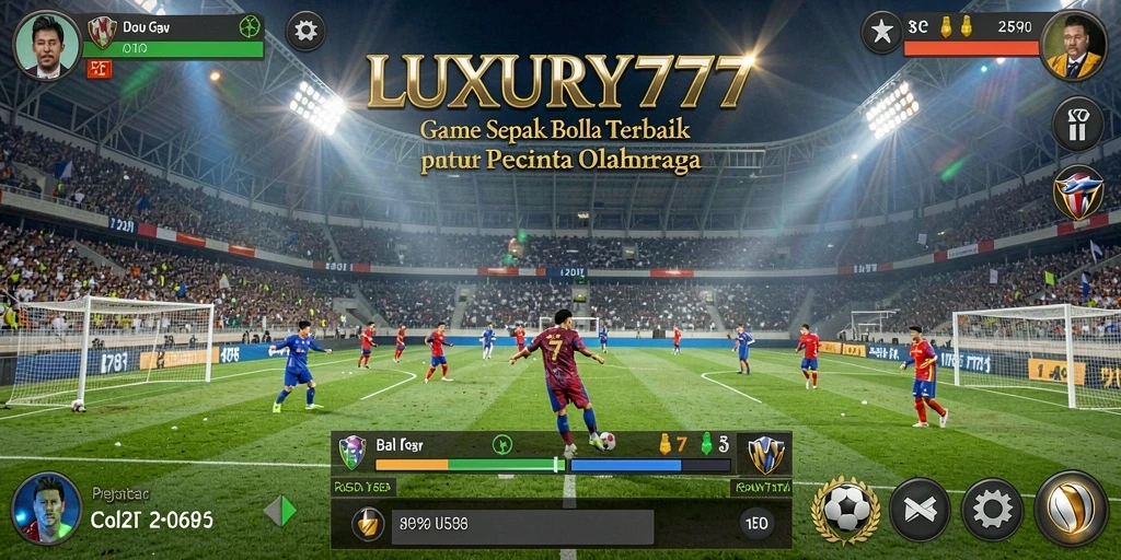 Tampilan gameplay LUXURY777 yang seru dan menegangkan saat pertarungan di lapangan.