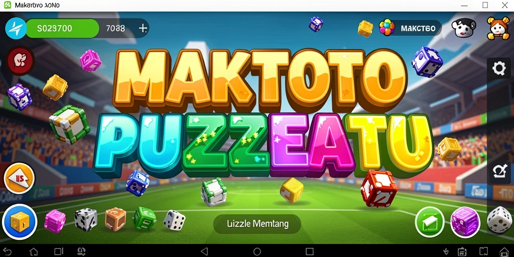 Gameplay seru MAKTOTO dengan berbagai tantangan puzzle.