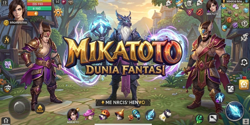 Tampilan gameplay MIKATOTO yang menakjubkan di dunia MMORPG.