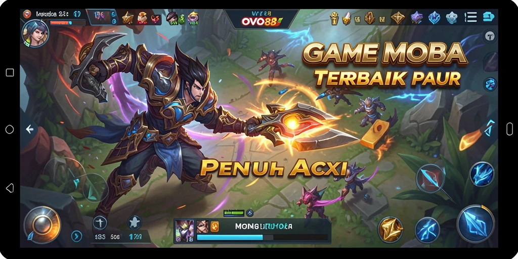 Tampilan gameplay OVO88 yang memukau dan penuh aksi.