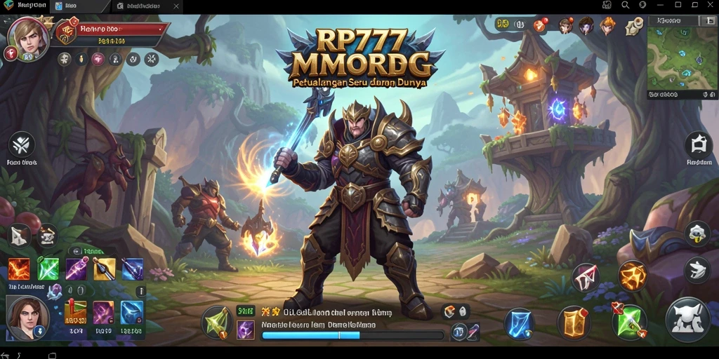 Tampilan menarik dari gameplay MMORPG RP777 yang penuh aksi dan petualangan.