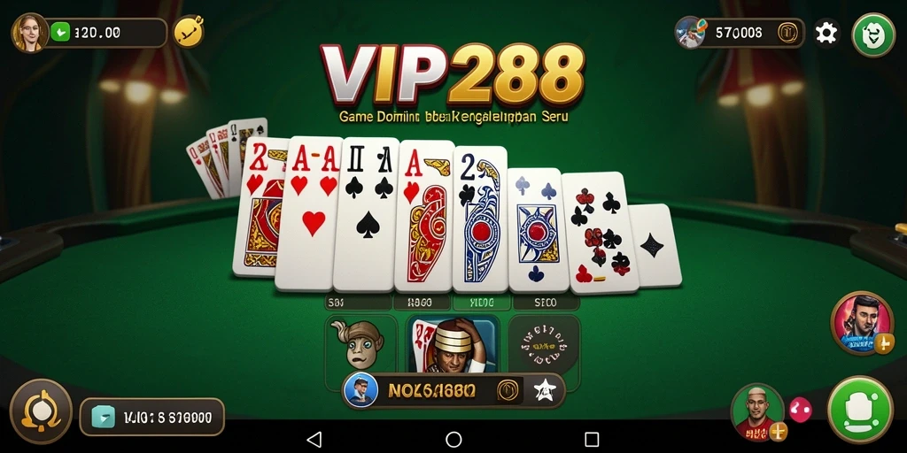 Tampilan gameplay seru dan interaktif dalam VIP288.